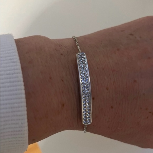 Silver tennis bracelet - Picture 1 of 2